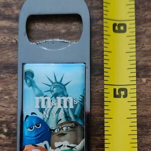 Mars M&Ms NYC Store Bottle Opener Fridge Magnet Souviner **USED**